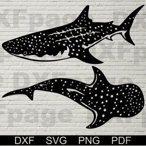 Requin baleine Svg, tortue de mer svg, Animaux de l’océan svg, panneau en bois métallique, cricut svg, Clipart, fichier découpé au laser, vecteur aquatique, dxf plasma cnc