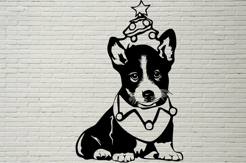 Download Christmas Corgi SVG Funny Christmas Dog Cut file | Etsy