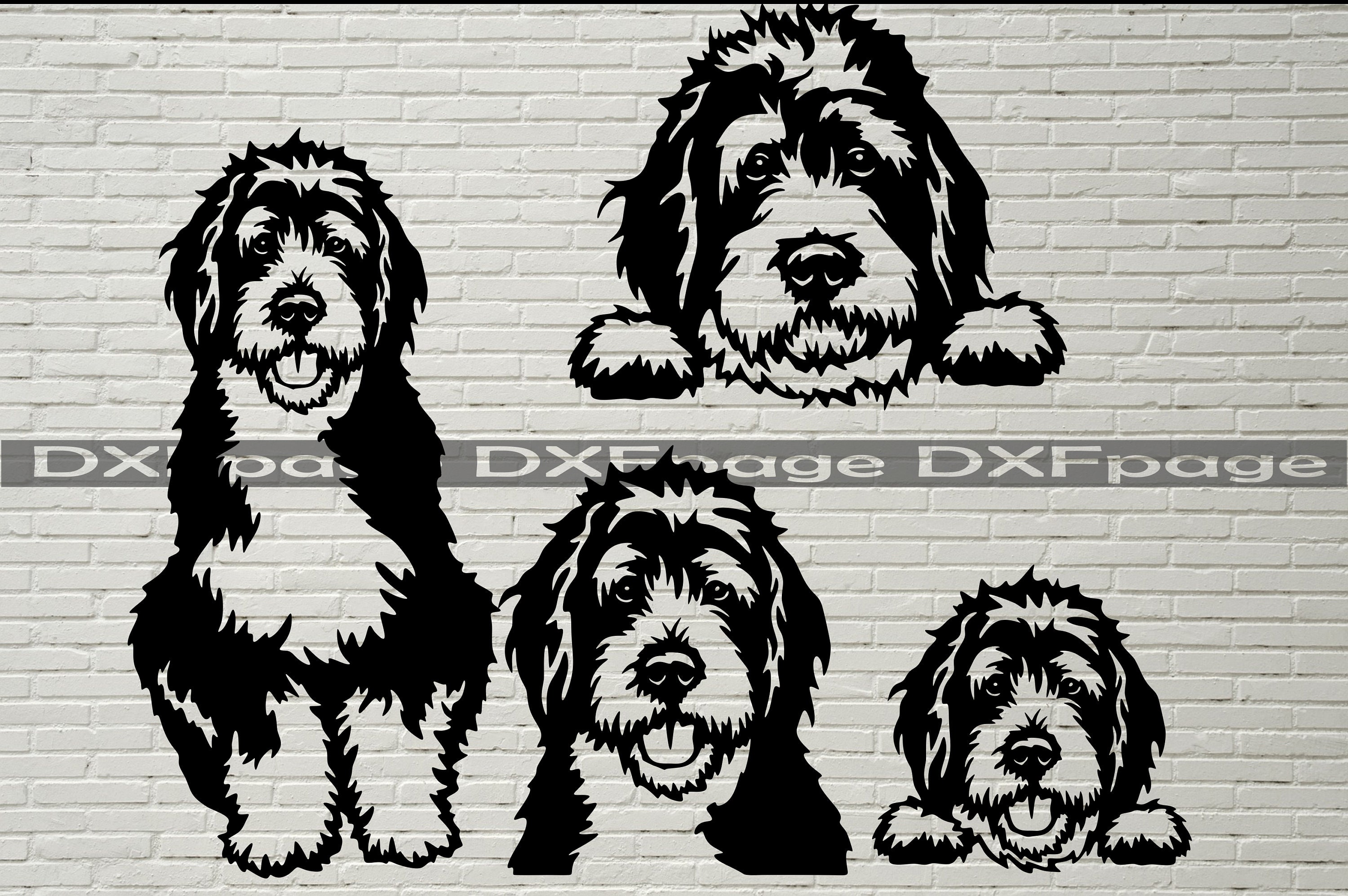Peeking Bernedoodle Dog SVG File for Cricut Dog Clipart Cut Etsy