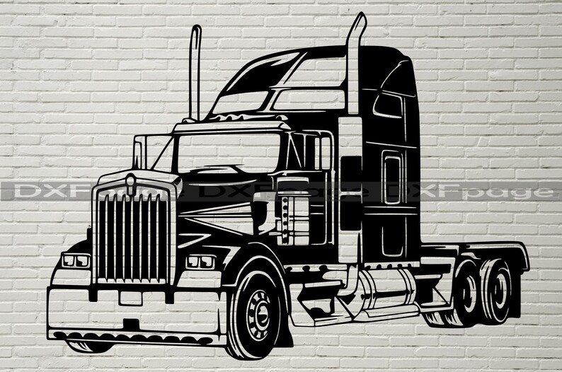 Free Free Semi Truck Svg Images 166 SVG PNG EPS DXF File