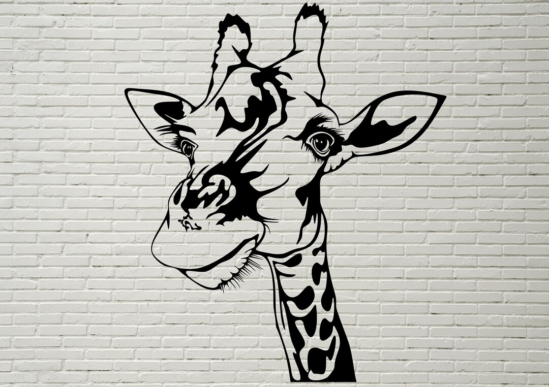 Giraffe Svg Cut File, Safari Animal Svg, Africa Wild Life, Silhouettes