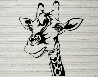 Giraffe Svg Cut File, Safari Animal svg, Africa Wild Life, Silhouettes dxf file, funny Design, Files for Cricut, Clipart, Giraffe vinyl file