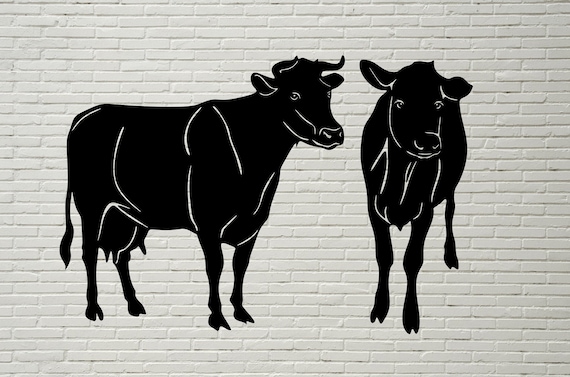 Download Cow Svg Cutting Image Farm Svg Silhouette File Heifer Farm Animal Cow Head Cow Clipart Cow Png Dxf File Clip Art Art Collectibles