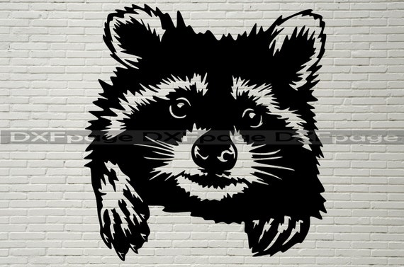 Download Art Collectibles Clip Art Plasma Papercut Template Raccoon Svg Wildlife Clipart Vector Wood Wall Art Raccoon Clipart Svg Cut File Svg For Cricut Dxf For Laser Cnc