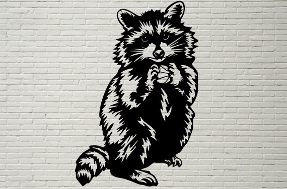 Download Raccoon Svg Cut File Funny Animal Svg Silhouettes Dxf File Etsy 3D SVG Files Ideas | SVG, Paper Crafts, SVG File