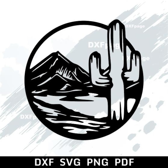 Kaktus SVG Laser geschnitten, DXF, Kaktus Clipart, Western svg, cnc, texas,  Cricut, Silhouette dxf, wilder Westen, Vinyl-Design, Cowboy svg - Etsy.de