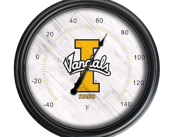 University of Idaho LED Wall Thermometer | UI Vandals Outdoor Thermometer