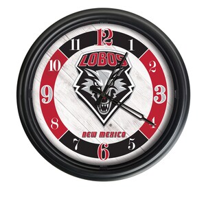 University of New Mexico LED Wall Clock | UNM Lobos Outdoor Clock