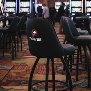 Custom Casino Bucket Bar Stool | Commercial Grade Swivel Gaming Stool