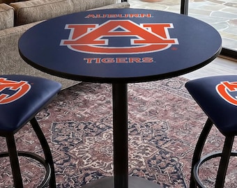 Auburn University Pub Table | Tigers Man Cave Decor