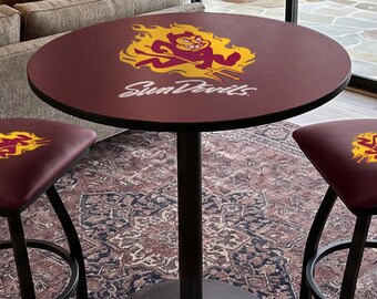 Arizona State University Pub Table | ASU Sun Devils Man Cave Decor