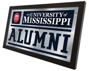 Ole Miss Rebels Alumni Mirror | University of Mississippi Wall Decor