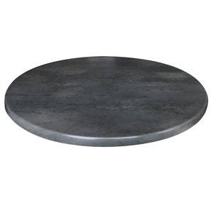 Black Steele Outdoor Table Top | All-Season Heavy Duty Patio Round Table Top | Restaurant Grade indoor/outdoor Table Top