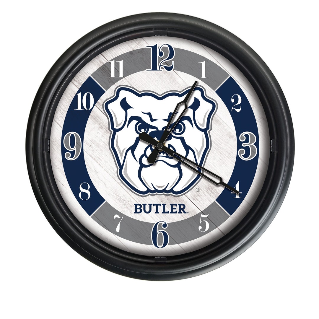 Butler University Indoor/outdoor LED Wall Clock | Outdoor Illuminated ...