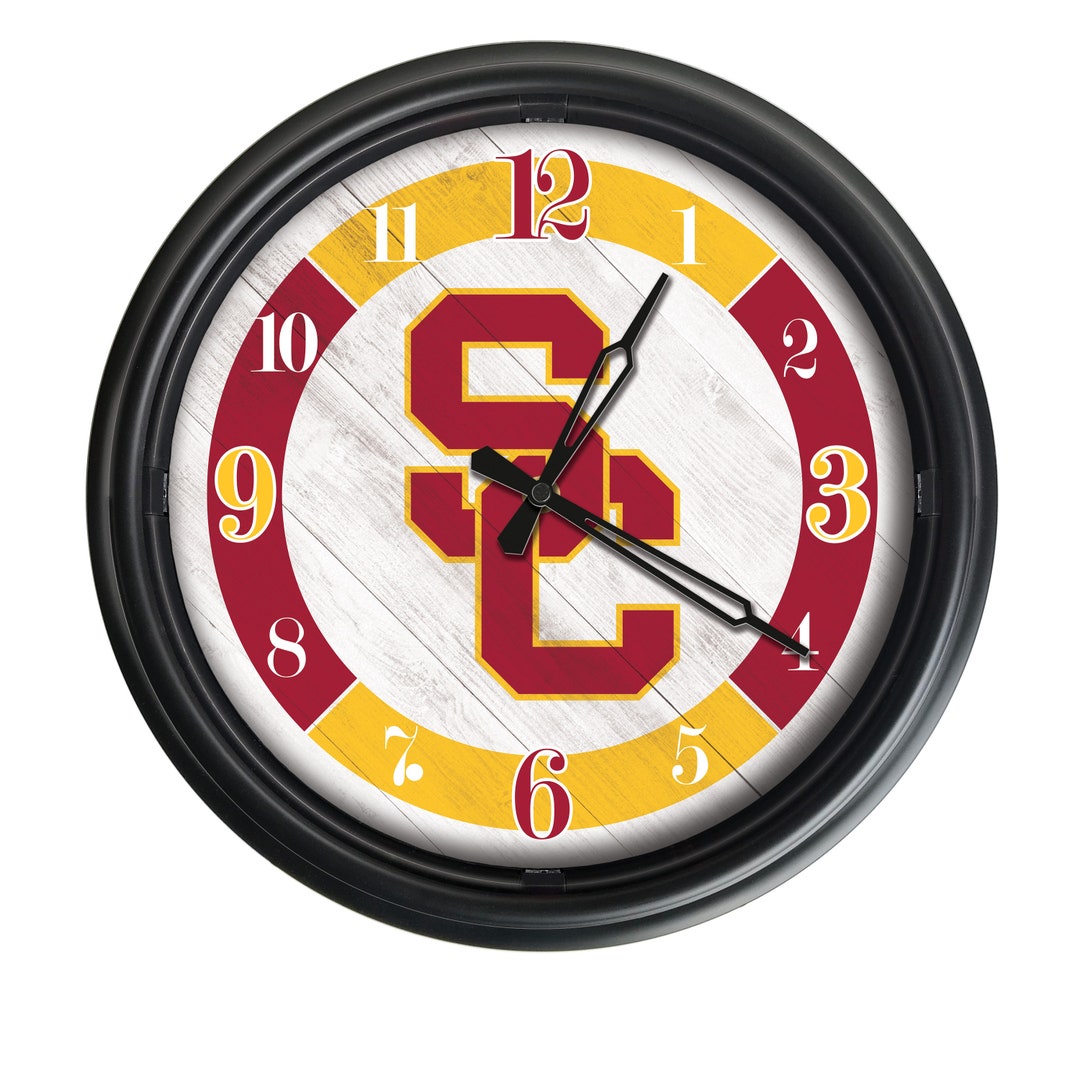 Usf Clock University of Southern California Indoor/outdoor LED Wall Clock ...