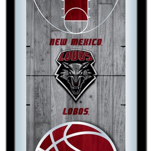 University of New Mexico Basketball Wall Mirror | UNM Lobos