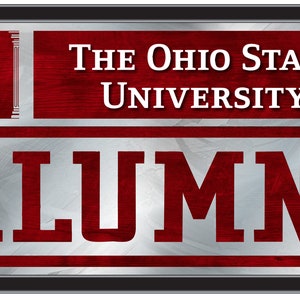 Ohio State University Alumni Wall Mirror | OSU Buckeyes