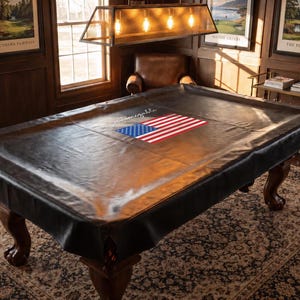 Custom Pool Table Cover | Customizable Billiard Cover | Game Room Accessory Bild 1