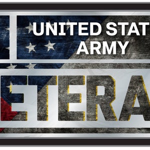 United States Army Veteran Wall Mirror | Premium Military Branch Mirror Hanging Wall Decor