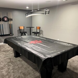 University of Indiana Pool Table Cover