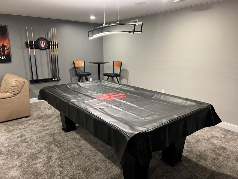 University of Indiana Pool Table Cover