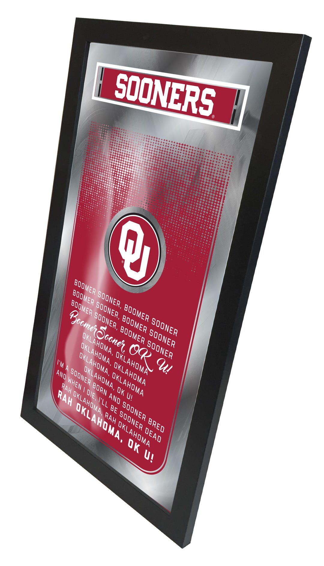 Oklahoma University Fight Song Wall Mirror| OU Sooners Fight Song Wall ...