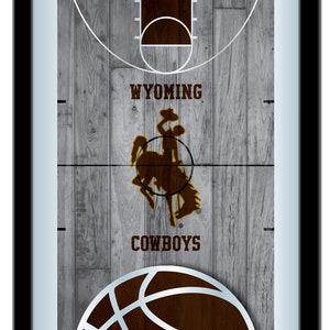University of Wyoming Basketball Wall Mirror | UW Cowboys