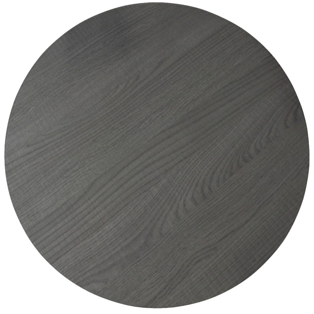 Charcoal Wood Finish Outdoor Table Top Allseason Heavy Duty Patio