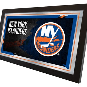 New York Islanders Hockey Collector Mirror | NHL Wall Decor