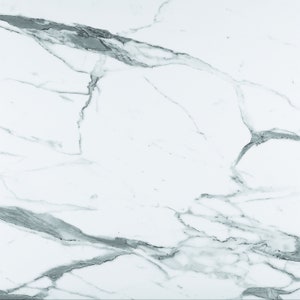 White Marble outdoor table top finish color