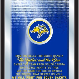 South Dakota State University Fight Song Wall Mirror| SDSU Jackrabbits