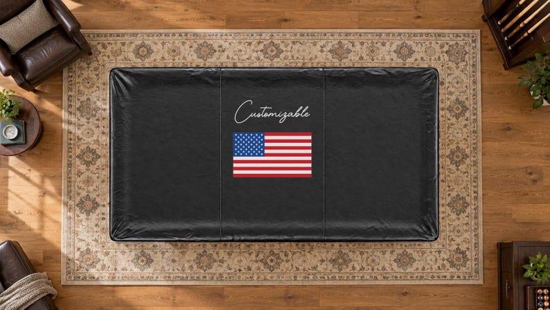 Custom Pool Table Cover | Customizable Billiard Cover | Game Room Accessory Bild 2