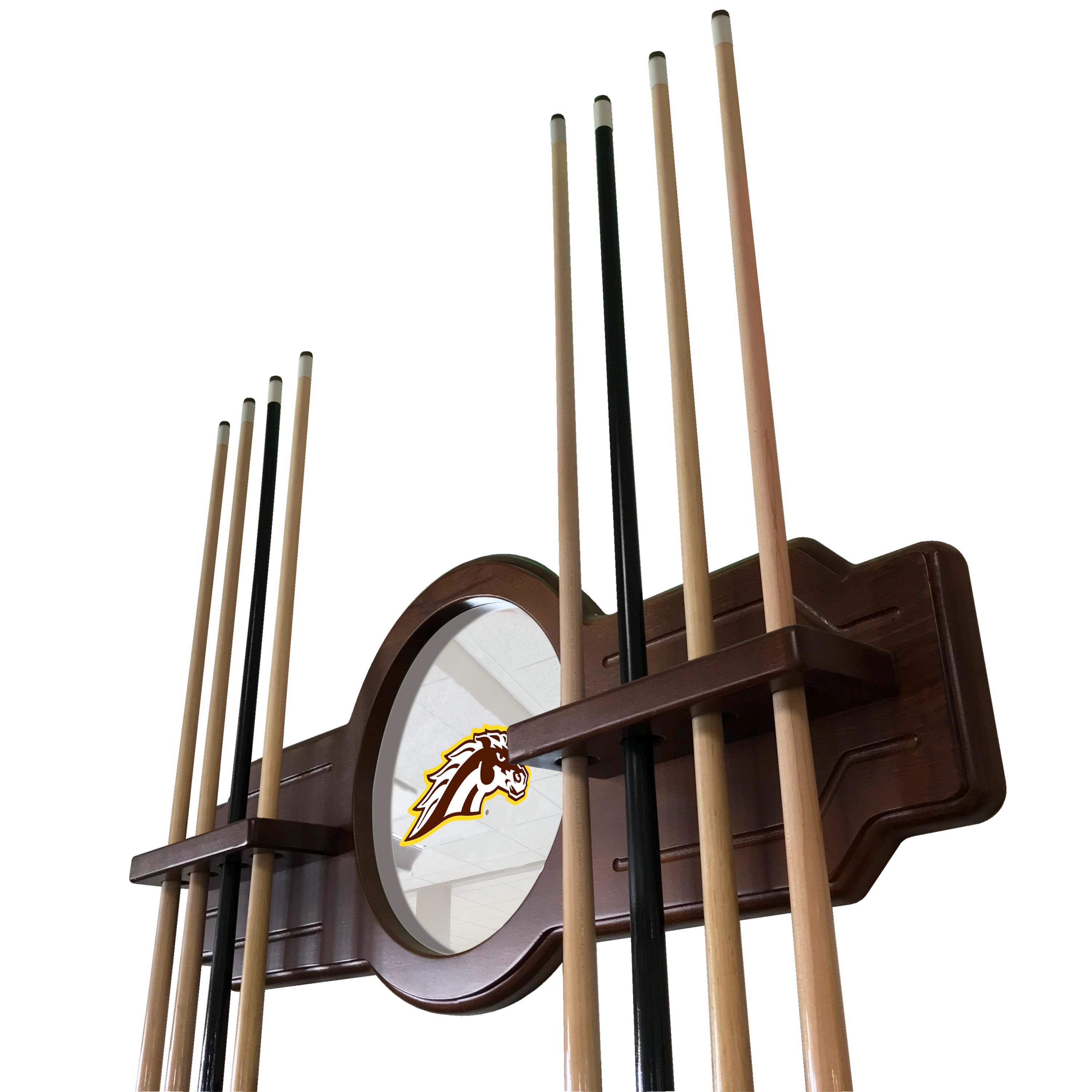 Michigan Pool Rack Western Michigan Pool Table Cue Rack | WMU Broncos Game Room Billiard ...