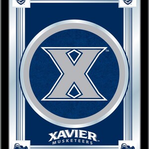 Xavier Logo Wall Mirror | XU Musketeers Decor