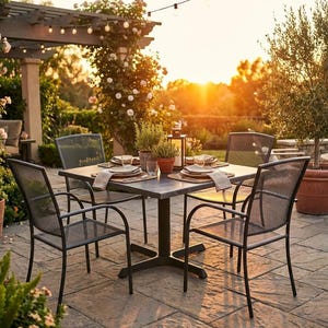 Greystone Finish Outdoor Table Top | All-Season Heavy-Duty Patio & Restaurant Tops