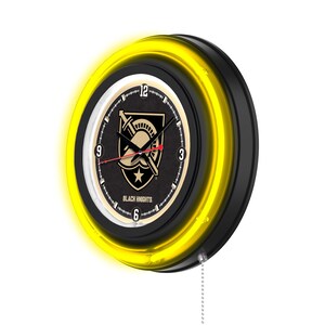US Military Academy ARMY Neon Clock | USMA Black Knights 15&quot; Retro Neon Clock