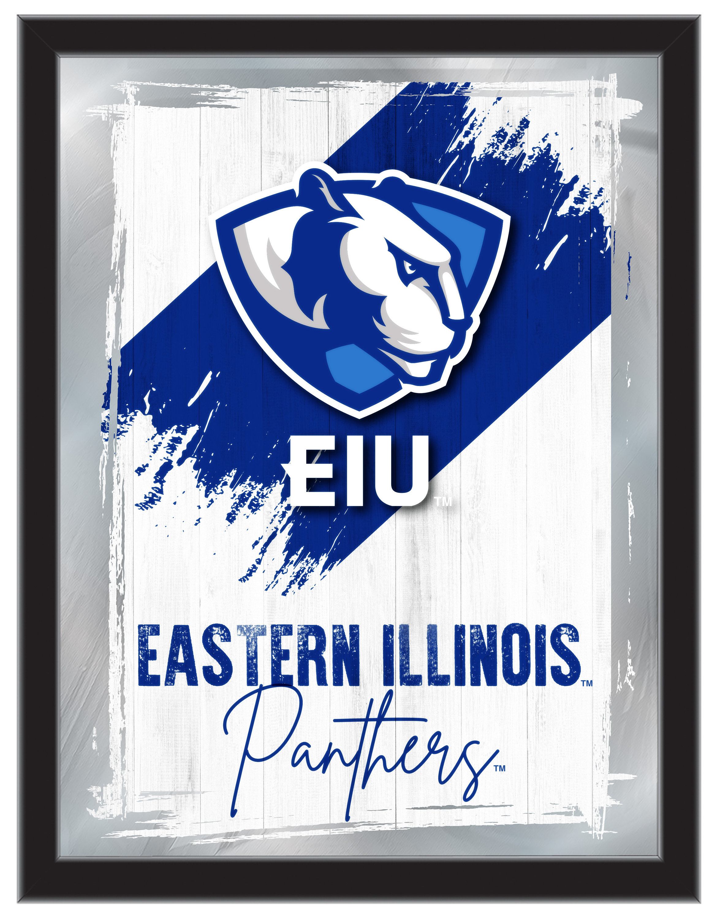 Eastern Illinois University Logo Wall Mirror 08 EIU Panthers - Etsy