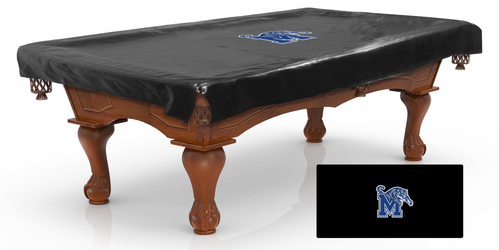 University of Memphis NCAA Billiard Table Covers UM Tigers Pool Table ...
