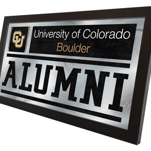 University of Colorado Alumni Mirror | UC Buffaloes Alumni Bar Mirror