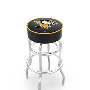 Pittsburgh Penguins Bar Stool | Officially Licensed NHL Retro Counter Stool