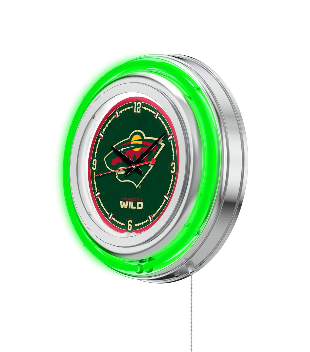 Minnesota Wild Neon Clock | NHL 15