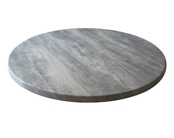 Greystone Finish Outdoor Table Top | All-Season Heavy Duty Patio Round Table Top | Restaurant Grade indoor/outdoor Table Top