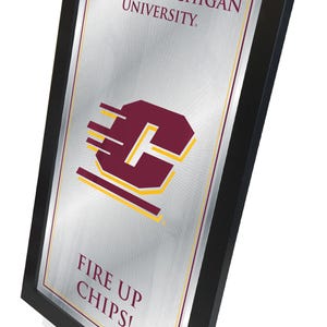 Central Michigan Fight Song Mirror | CMU Chippewas Wall Decor
