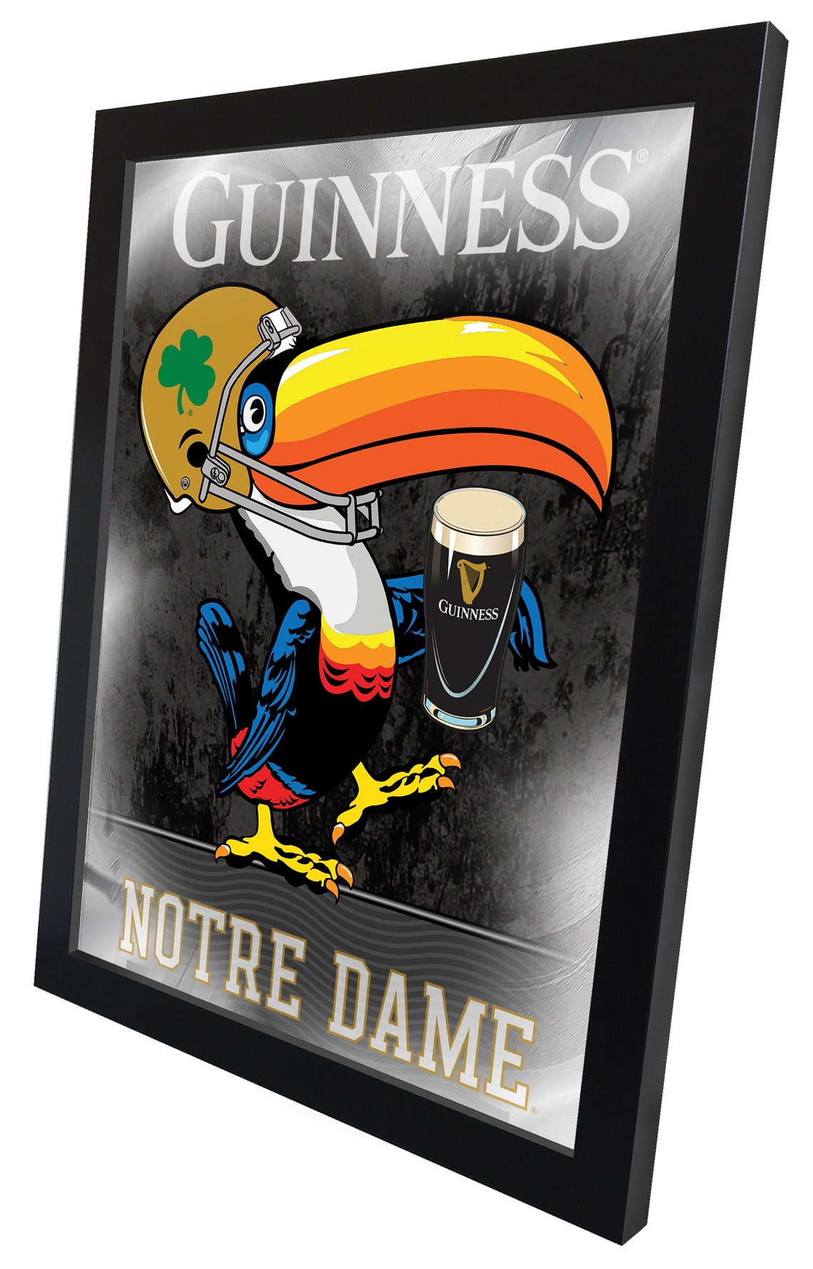 Notre Dame guinness toucan Wall Mirror Premium Notre Dame Mirror Hanging Wall Decor Etsy