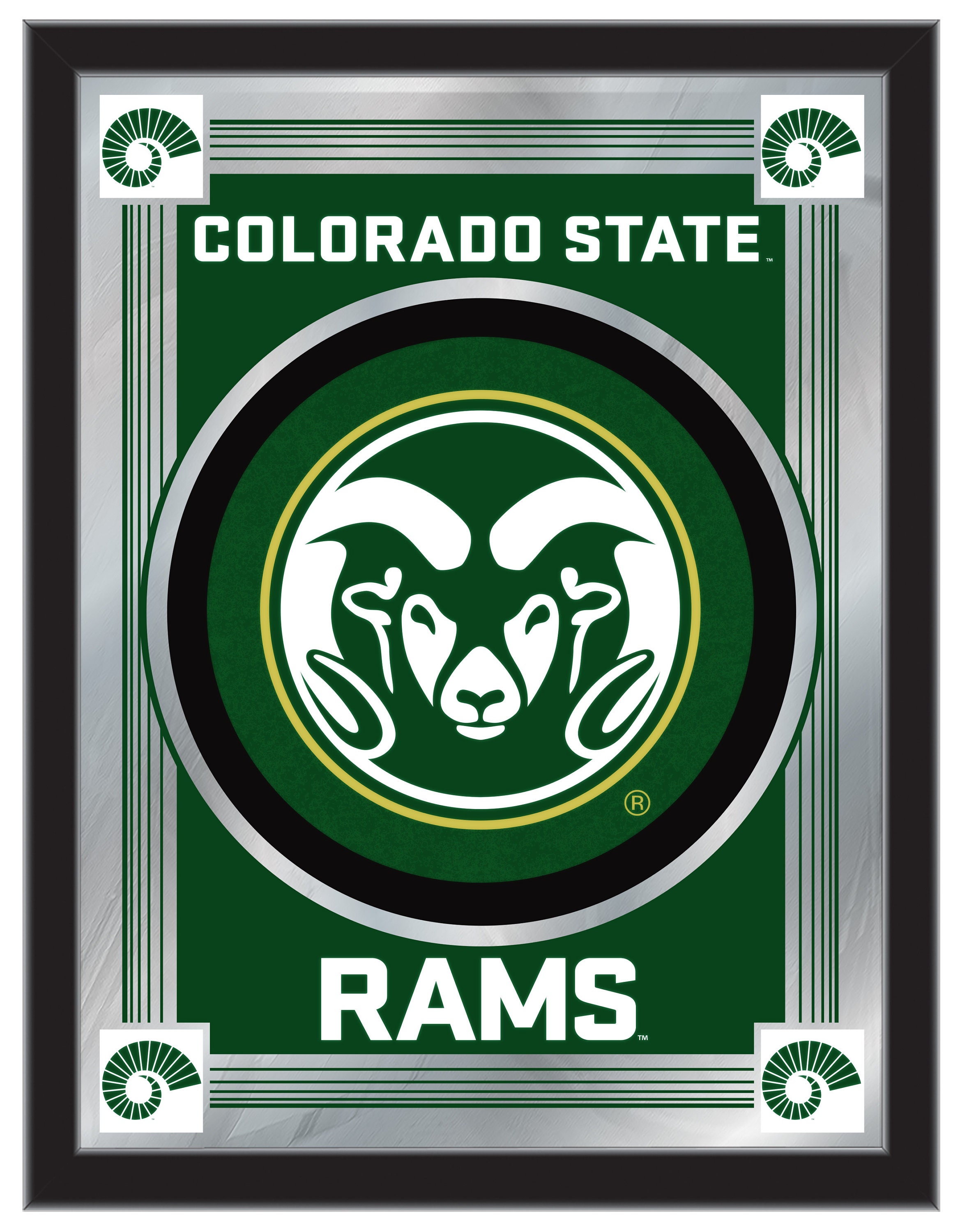 Colorado State University Logo Mirror | CSU Rams Wall Decor - Etsy