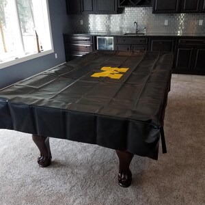 University of Michigan Billiard Table Cover