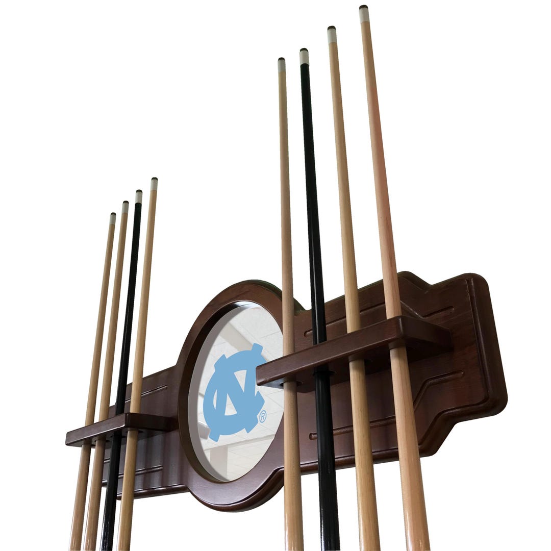 Tar Heels Racks North Carolina Pool Table Cue Rack | UNC Tar Heels Game Room Billiard ...