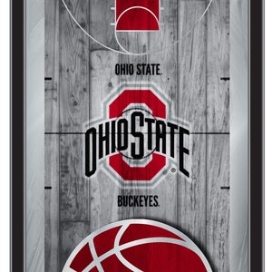 Ohio State University Basketball Wall Mirror | OSU Buckeyes