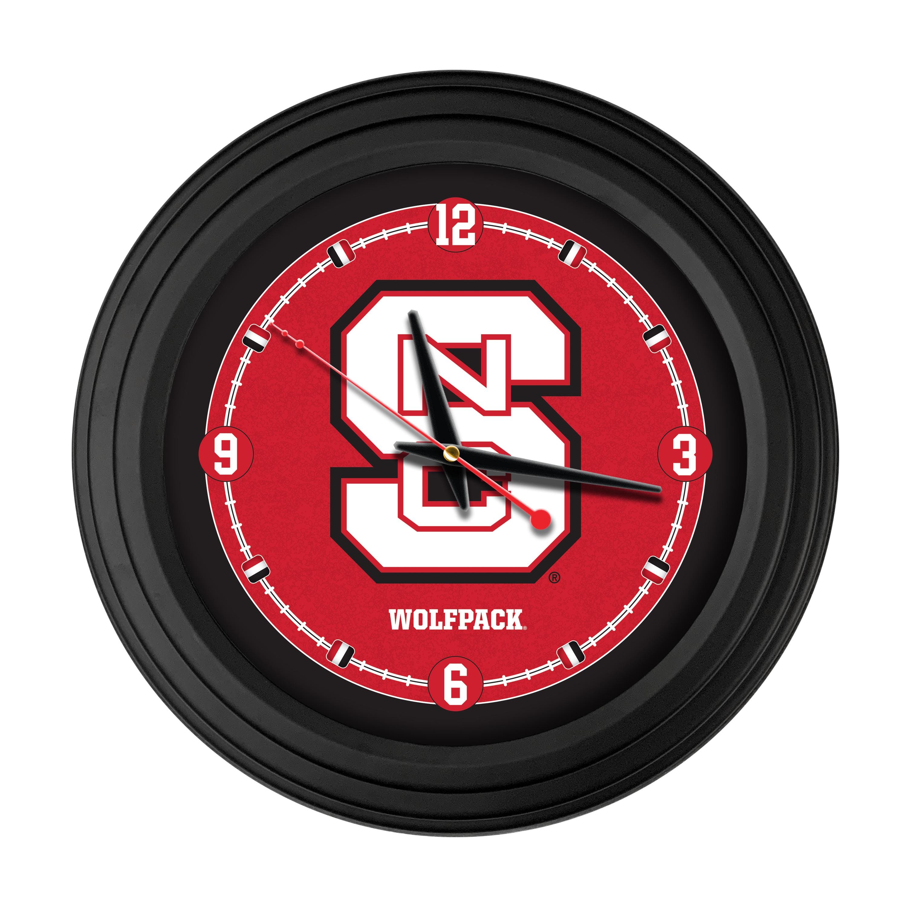 Wolfpack Clock North Carolina State 15” Wall Clock | NCSU Wolfpack Logo Wall Decor - Etsy