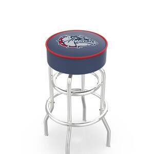 Gonzaga University Bulldogs Bar Stool | Double Ring Retro Counter Stool